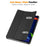 For OnePlus Pad Air5 / Pad Go 2 Case Anti-Drop Leather Stand Tablet Cover - Black - 4