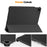 For OnePlus Pad Air5 / Pad Go 2 Case Anti-Drop Leather Stand Tablet Cover - Black - 7