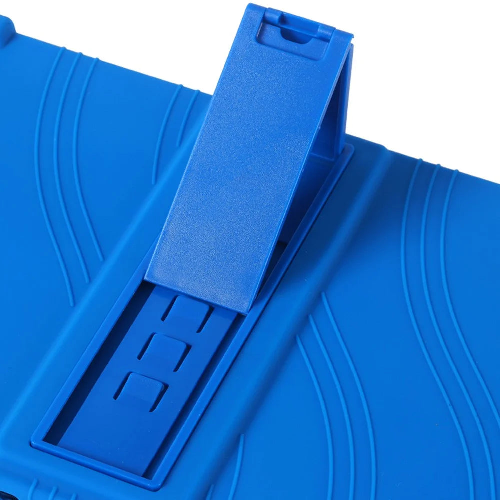 For Winsing T30W Case Adjustable Kickstand Silicone Tablet Protective Cover - Dark Blue - 5