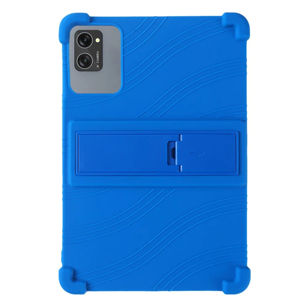 For Winsing T30W Case Adjustable Kickstand Silicone Tablet Protective Cover - Dark Blue - 7
