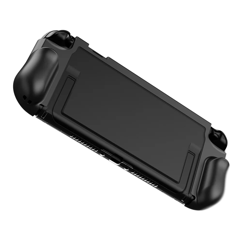 For Nintendo Switch 2 Game Controller Anti Drop Case TPU + PC Hybrid Protective Cover - Black - 1