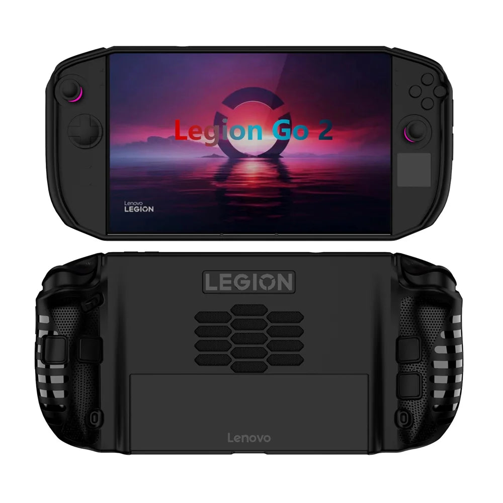 For Lenovo Legion Go Gen 2 Full Body Protection Anti Scratch TPU Case Soft Protective Cover - Black - 1