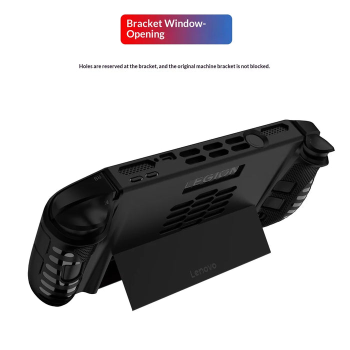 For Lenovo Legion Go Gen 2 Full Body Protection Anti Scratch TPU Case Soft Protective Cover - Black - 4