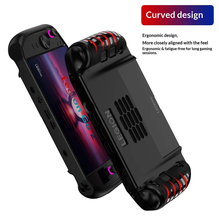 For Lenovo Legion Go Gen 2 Full Body Protection Anti Scratch TPU Case Soft Protective Cover - Black - 6