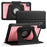 For Samsung Galaxy Tab A11 / A9 Tablet Case Detachable PC + TPU + PU Leather Flip Cover - Pink - 1