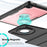 For Samsung Galaxy Tab A11 / A9 Tablet Case Detachable PC + TPU + PU Leather Flip Cover - Pink - 5