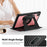 For Samsung Galaxy Tab A11 / A9 Tablet Case Detachable PC + TPU + PU Leather Flip Cover - Pink - 6