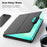 For Samsung Galaxy Tab A11+ / A9+ Tablet Case Detachable PC + TPU + PU Leather Flip Cover - Pink - 3
