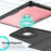 For Samsung Galaxy Tab A11+ / A9+ Tablet Case Detachable PC + TPU + PU Leather Flip Cover - Pink - 5