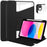 For iPad (2025)  /  10.9 (2022) Case 360 Degree Rotary Stand PU Leather + Acrylic Tablet Cover (Without Keyboard) - Black - 1
