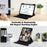 For iPad (2025)  /  10.9 (2022) Case 360 Degree Rotary Stand PU Leather + Acrylic Tablet Cover (Without Keyboard) - Black - 2