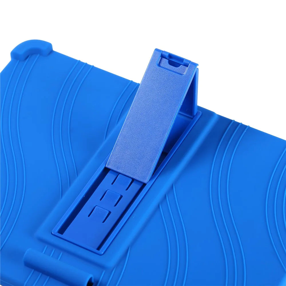 Tablet Case For Oppo Pad Air5  /  OnePlus Pad Go 2 Adjustable Kickstand Silicone Tablet Protective Cover - Dark Blue - 5