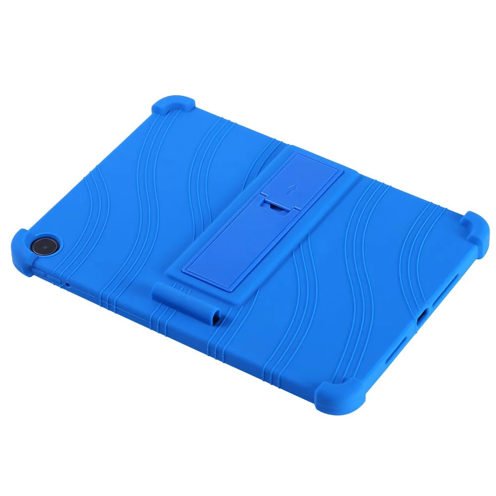 Tablet Case For Oppo Pad Air5  /  OnePlus Pad Go 2 Adjustable Kickstand Silicone Tablet Protective Cover - Dark Blue - 6