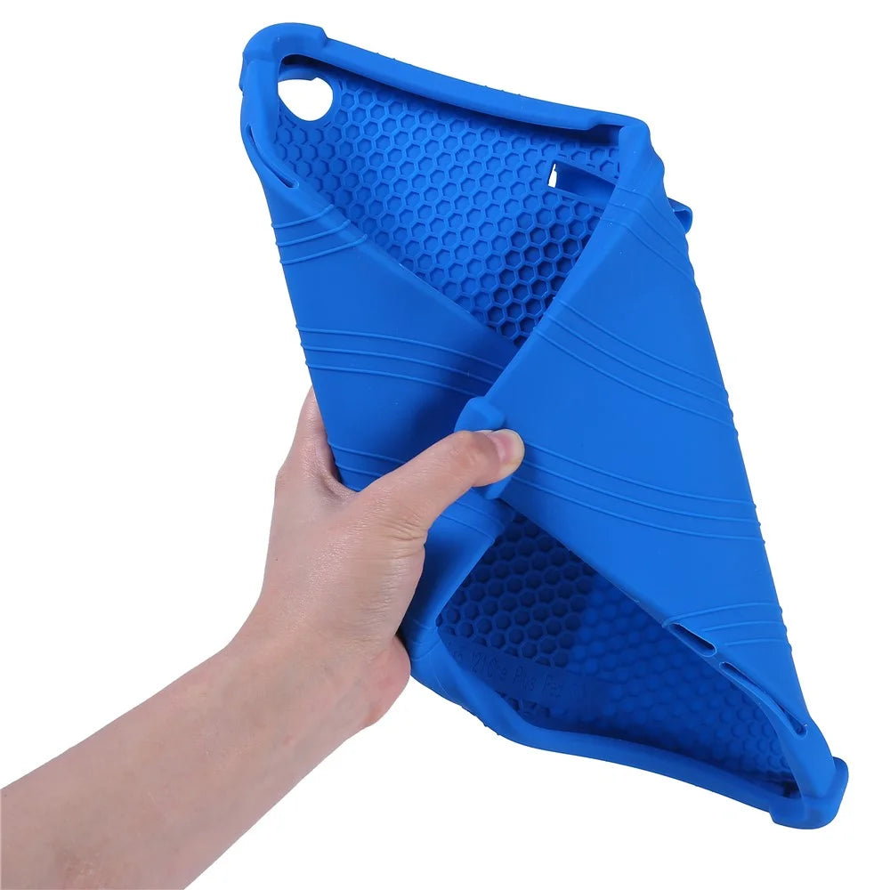 Tablet Case For Oppo Pad Air5  /  OnePlus Pad Go 2 Adjustable Kickstand Silicone Tablet Protective Cover - Dark Blue - 7
