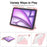Tablet Case For iPad Air 11 (2026) / (2025) / (2024) / Air (2022) / (2020) / Pro 11 (2022) / (2021) / (2020) / (2018) Magnetic Closure Origami Stand Transparent Leather + TPU + Clear Acrylic Back Cover - Light Pink - 5