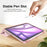Tablet Case For iPad Air 11 (2026) / (2025) / (2024) / Air (2022) / (2020) / Pro 11 (2022) / (2021) / (2020) / (2018) Magnetic Closure Origami Stand Transparent Leather + TPU + Clear Acrylic Back Cover - Light Pink - 6