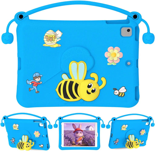 EVA Case For iPad 9.7-inch (2018)  /  (2017)  /  Pro 9.7 inch (2016)  /  Air 2  /  Air (2013) Bee Style Kickstand Tablet Cover with Carry Handle - Blue - 1