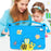 EVA Case For iPad 9.7-inch (2018)  /  (2017)  /  Pro 9.7 inch (2016)  /  Air 2  /  Air (2013) Bee Style Kickstand Tablet Cover with Carry Handle - Blue - 3