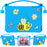EVA Case For iPad 10.2 (2021)  /  (2020)  /  (2019)  /  Air 10.5 inch (2019) Bee Style Kickstand Tablet Cover with Carry Handle - Blue - 1