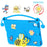 EVA Case For iPad 10.2 (2021)  /  (2020)  /  (2019)  /  Air 10.5 inch (2019) Bee Style Kickstand Tablet Cover with Carry Handle - Blue - 2
