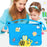 EVA Case For iPad 10.2 (2021)  /  (2020)  /  (2019)  /  Air 10.5 inch (2019) Bee Style Kickstand Tablet Cover with Carry Handle - Blue - 3