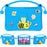 EVA Case For Samsung Galaxy Tab A11  /  A9  /  A7 Lite 8.7-inch  /  A 8.0 (2019)  /  Lenovo Tab K9 Bee Style Kickstand Tablet Cover with Carry Handle - Blue - 1