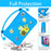 EVA Case For Samsung Galaxy Tab A11  /  A9  /  A7 Lite 8.7-inch  /  A 8.0 (2019)  /  Lenovo Tab K9 Bee Style Kickstand Tablet Cover with Carry Handle - Blue - 4