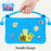 EVA Case For Samsung Galaxy Tab A11  /  A9  /  A7 Lite 8.7-inch  /  A 8.0 (2019)  /  Lenovo Tab K9 Bee Style Kickstand Tablet Cover with Carry Handle - Blue - 5