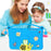 For Samsung Galaxy Tab A11+  /  A9+ EVA Case Bee Style Kickstand Tablet Cover with Carry Handle - Blue - 3