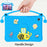 For Samsung Galaxy Tab A11+  /  A9+ EVA Case Bee Style Kickstand Tablet Cover with Carry Handle - Blue - 5