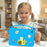 For Samsung Galaxy Tab A11+  /  A9+ EVA Case Bee Style Kickstand Tablet Cover with Carry Handle - Blue - 6
