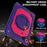 For Samsung Galaxy Tab A11+  /  A9+ Case Hand Grip Kickstand Shockproof Silicone + PC Tablet Cover with Detachable Strap  /  Pen Slot - Rose  /  Navy Blue - 3