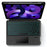 For iPad Air (2022) / (2020) Leather Case + Bluetooth-Compatible Keyboard with Backlight Trackpad - 2
