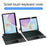For Huawei MatePad 11.5 (2026) Leather Case + Bluetooth-Compatible Keyboard with Backlight Trackpad - 4