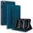 Tablet Case For iPad Pro 13 (2025) / (2024) Card Slot PU Leather Stand Tablet Cover - Blue - 1
