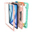 For iPad Air 13 (2026)  /  (2025)  /  (2024) Case with Kickstand Wrist Strap PC + Silicone Tablet Cover - Rainbow+Pink - 7