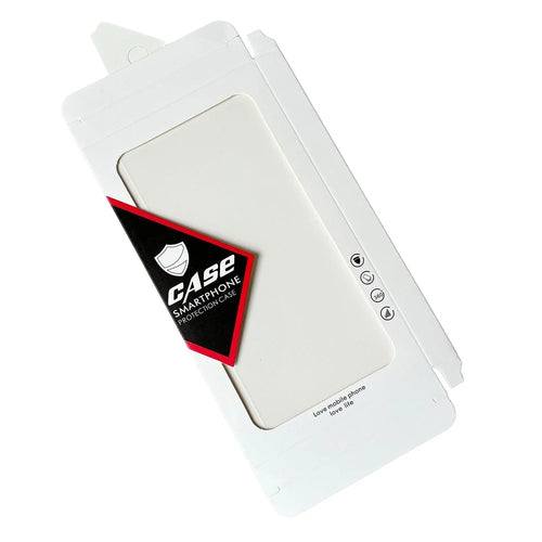18.2 x 10 x 1.5cm Phone Case Packaging Box Cardboard Retail Display Box with Blister Inner Tray - Black / Red - 1