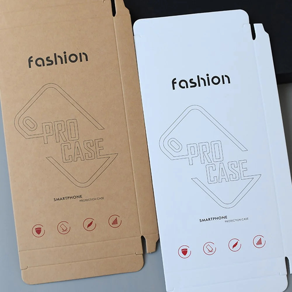 K1 18.2x10x1.5cm Phone Case Packaging Box Insert Tray Paper Case for Phone Cover - White - 6