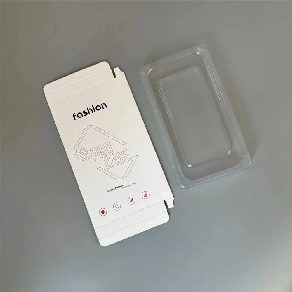 K1 18.2x10x1.5cm Phone Case Packaging Box Insert Tray Paper Case for Phone Cover - White - 7