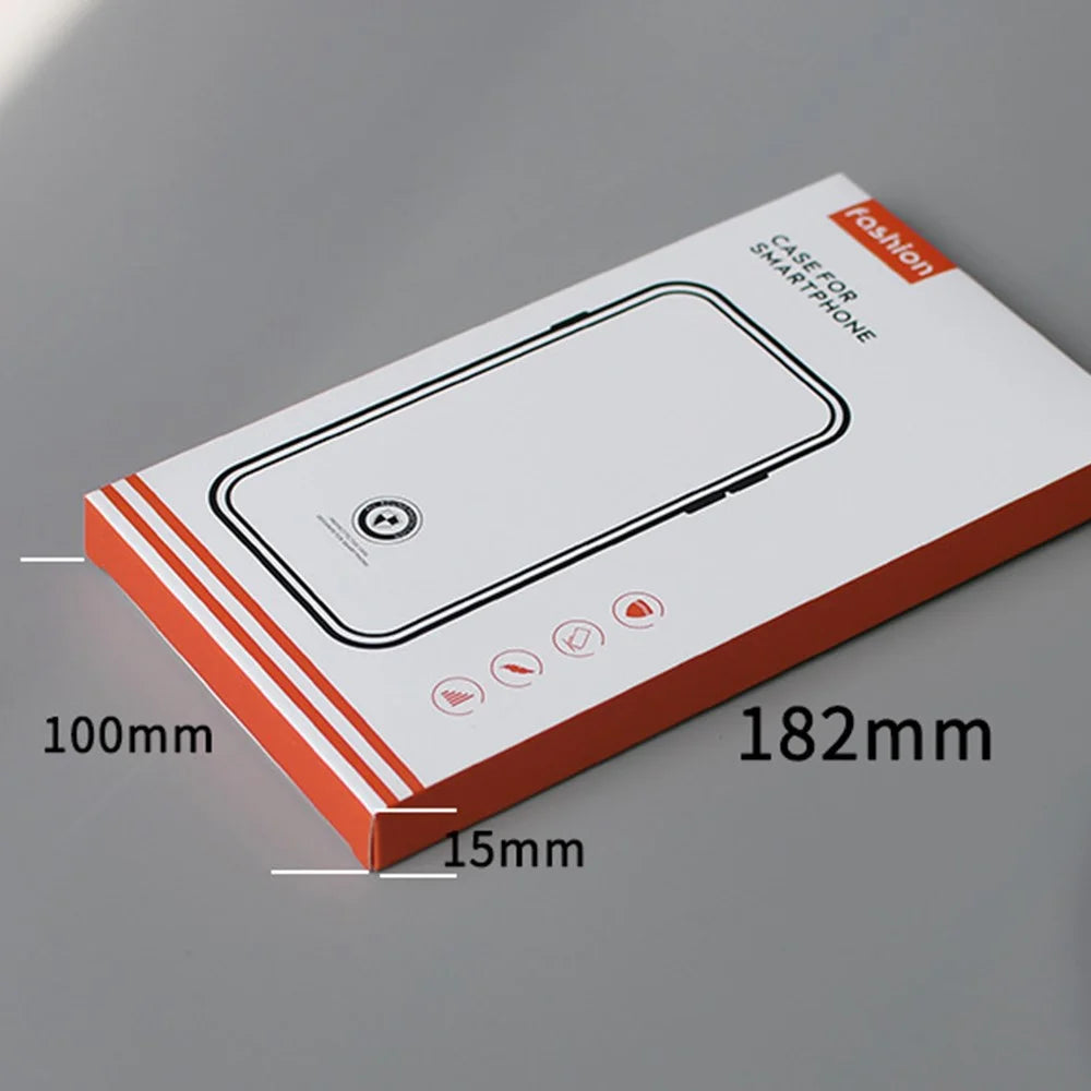 k2 18.2 x 10 x 1.5cm Phone Case Packaging Box with Blister Inner Tray Phone Cover Paper Box (without Window) - Blue  /  Yellow - 6