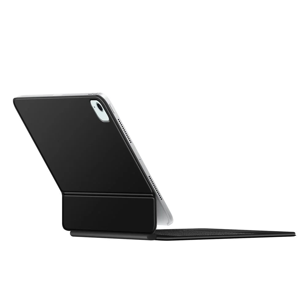 Leather Case for iPad Air 13 (2026) / (2025) / (2024) / iPad Pro 12.9 (2022) / (2021) / (2020) / (2018) Touchpad Magnetic Bluetooth-compatible Keyboard - Black - 4