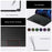 For iPad Pro 11 (2025) / (2024) Leather Case Magnetic Floating Bluetooth-compatible Keyboard with Touchpad - Black - 7