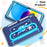 Kids Tablet Case for iPad (2025)  /  10.9 (2022) Silicone PC Cover with Kickstand   /  Shoulder Strap - Navy Blue - 3