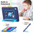 Kids Tablet Case for iPad (2025)  /  10.9 (2022) Silicone PC Cover with Kickstand   /  Shoulder Strap - Navy Blue - 7