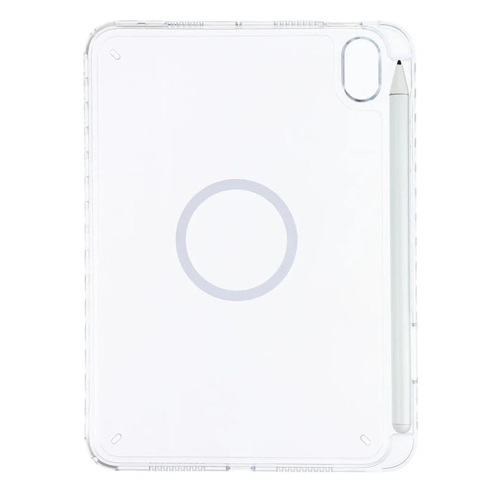 Tablet Case for iPad mini (2024)  /  (2021) Transparent Magnetic Cover with Pencil Slot Shockproof TPC + PC Shell - Transparent - 3