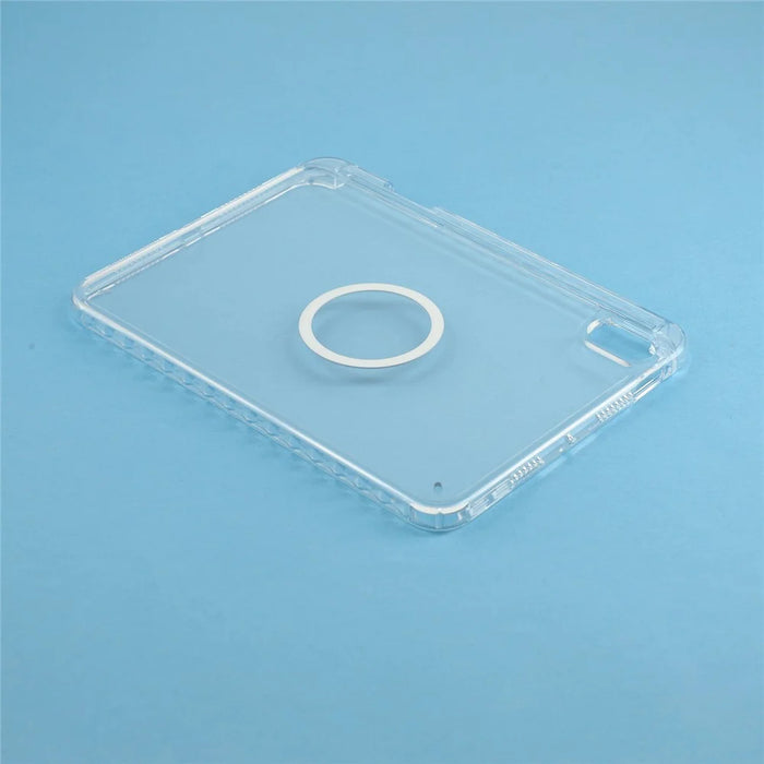 Tablet Case for iPad mini (2024)  /  (2021) Transparent Magnetic Cover with Pencil Slot Shockproof TPC + PC Shell - Transparent - 6