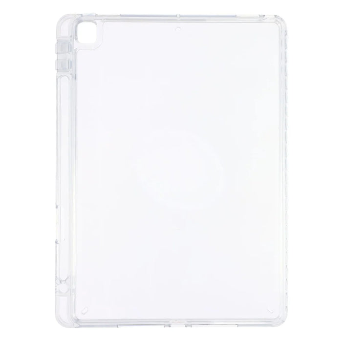 Tablet Case for iPad 10.2 (2021)  /  (2020)  /  (2019) Clear Crystal Cover with Pencil Slot Shockproof TPC + PC Shell - Transparent - 2