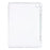 Tablet Case for iPad 10.2 (2021)  /  (2020)  /  (2019) Clear Crystal Cover with Pencil Slot Shockproof TPC + PC Shell - Transparent - 3