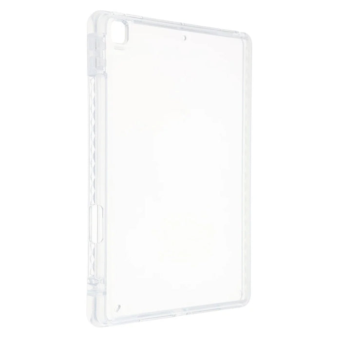 Tablet Case for iPad 10.2 (2021)  /  (2020)  /  (2019) Clear Crystal Cover with Pencil Slot Shockproof TPC + PC Shell - Transparent - 4