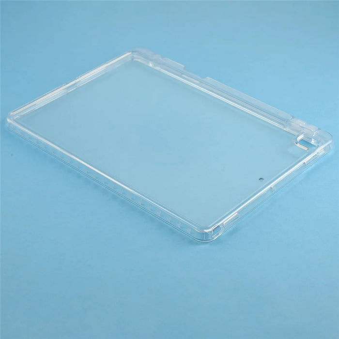 Tablet Case for iPad 10.2 (2021)  /  (2020)  /  (2019) Clear Crystal Cover with Pencil Slot Shockproof TPC + PC Shell - Transparent - 6